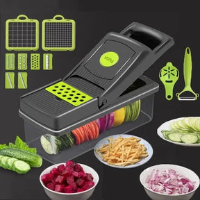 Multifunctional 14 in 1 Vegetable Chopper Slicer