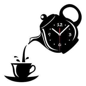 Kettle Wall Clock For Kitchen And Home Size: (20x20)