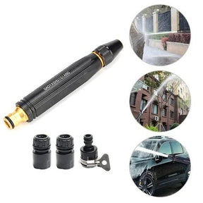 Upgrade Car Washing High Pressure Water Gun Nozzle,Garden Hose Nozzle Spray - High Pressure Metal Water Gun Sprinkler,Adjustable Metal Nozzle Garden Hose Sprinkler