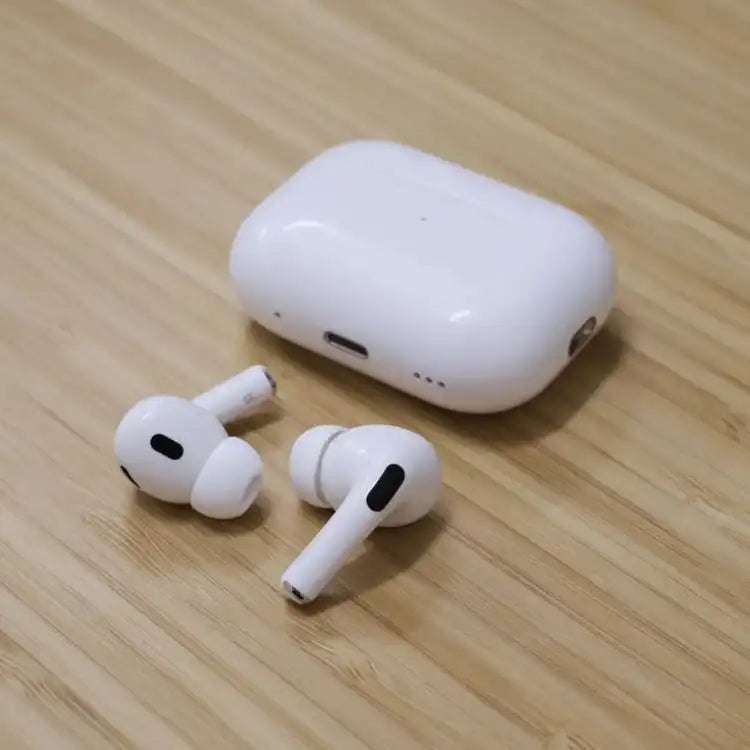 Apple AirPods Pro with Wireless Earbuds, Bluetooth Headphones, Active Noise Cancellation, Hearing Aid Feature, Transparency, Personalized Spatial Audio, High-Fidelity Sound, H2 Chip, USB-C Charging