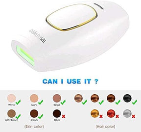 IPL professional Hair Removal Device - Permanent Hair Remover and Hair Growth Reduction Handset for Long Lasting Results - Pain-Free At Home Laser Hair Removal for Whole Body Treatment with 300,000 flashes