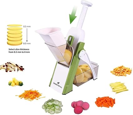 ONCE FOR ALL Vegetable Cutter and Slicer, Food Chopper, Dicer Fruit, French Fry