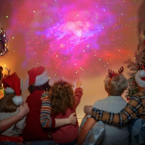 Star Projector Galaxy Night Light - Astronaut Starry Nebula Ceiling LED Lamp with Timer and Remote, Gift for Kids, Adults for Bedroom, Christmas, Birthdays, Valentine's Day etc