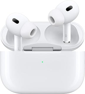 Apple AirPods Pro with Wireless Earbuds, Bluetooth Headphones, Active Noise Cancellation, Hearing Aid Feature, Transparency, Personalized Spatial Audio, High-Fidelity Sound, H2 Chip, USB-C Charging