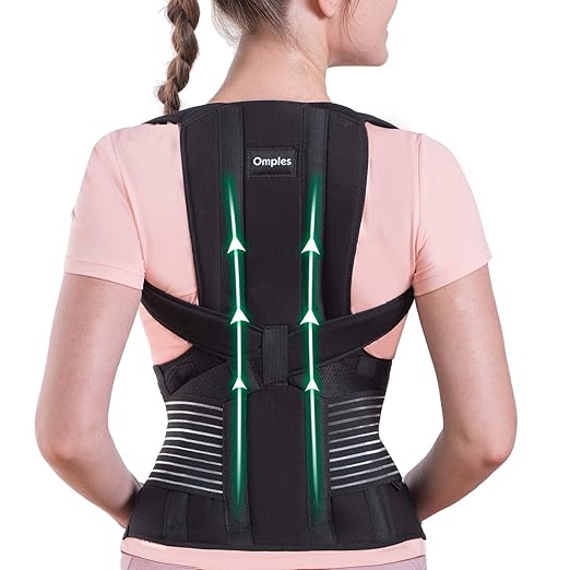 Posture Corrector for Men and Women, Back Corrector, unisex, Back Support Straightener, Prevent Scoliosis, Improve Hunchback, Relieve Neck Shoulder Back Pain, Adjustable Upper Back Brace