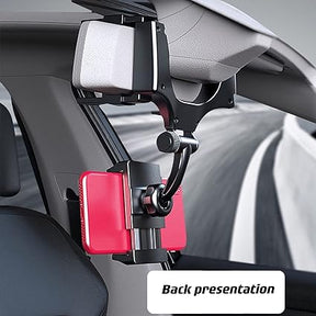 Adjustable Car Rearview Mirror Mount Mobile Phone Holder