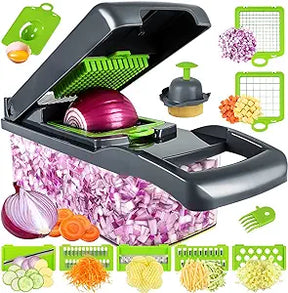 Multifunctional 14 in 1 Vegetable Chopper Slicer