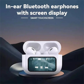 Wireless earphones with built in LED